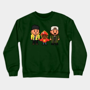 Some Kind of Supermonkey in 2001 Pixel Jay and Silent Bob and Susanne Crewneck Sweatshirt